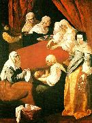 Francisco de Zurbaran birth of the virgin painting